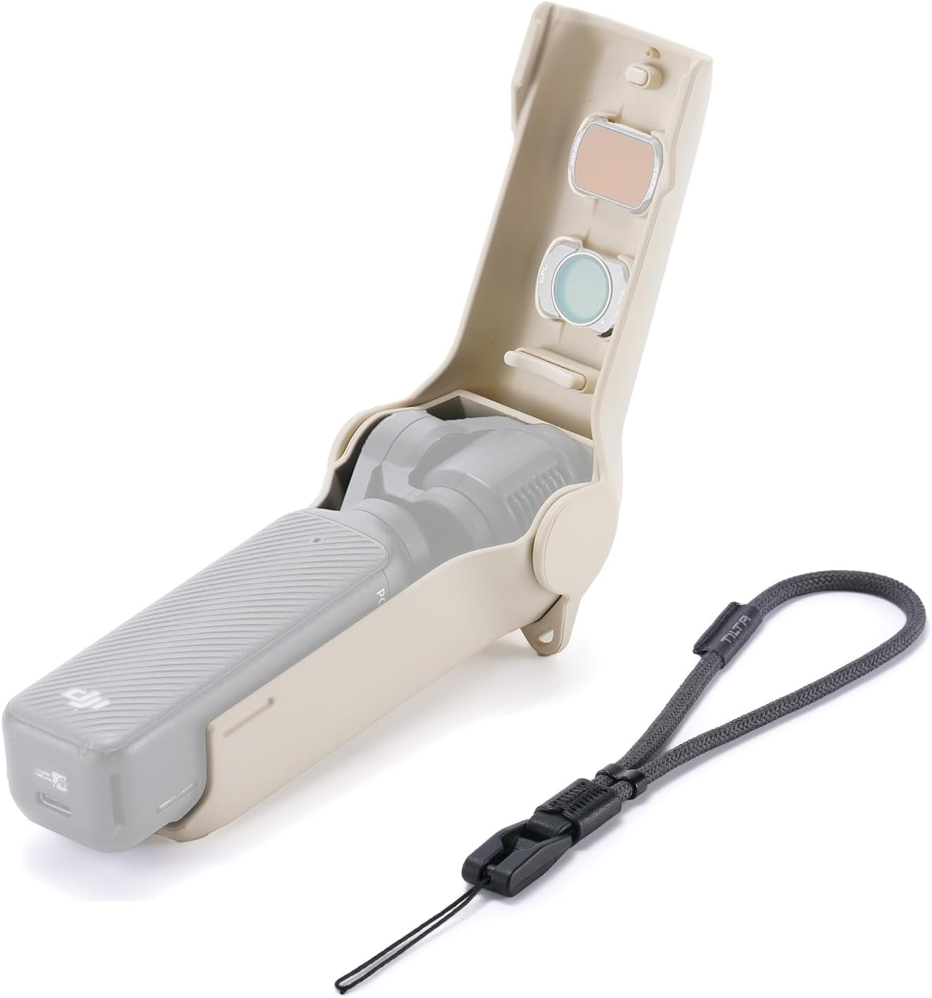 Tilta Pocket 3 Case with Wrist Strap, Darkgray, Travel Case Kit - Dark Gray