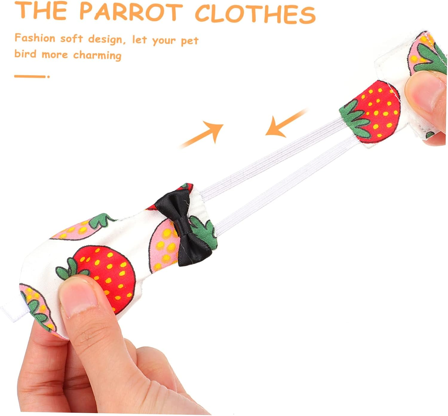 BESPORTBLE Pet Bird Clothes Parrot Costume Bird Flight Suits Fashion Diaper Parrot Supplies image number 3
