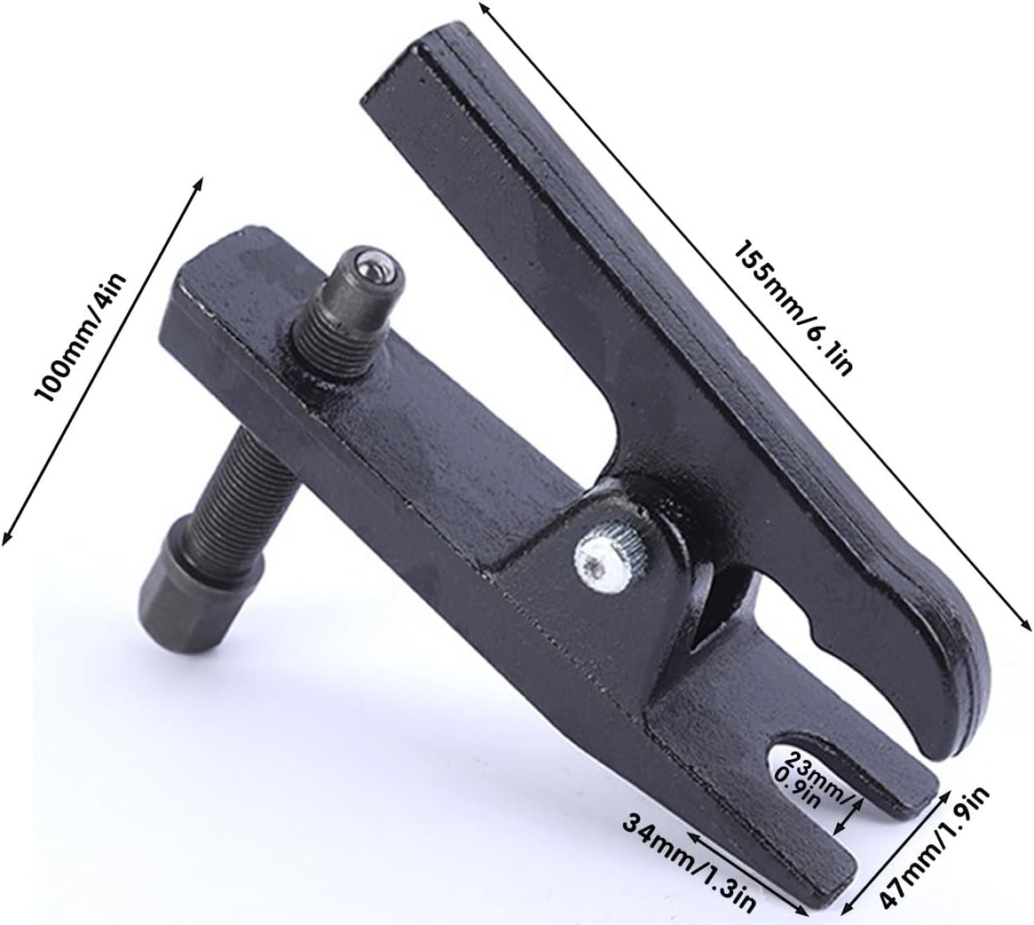 AIMALL Heavy Duty Ball Joint Extractor Tool, 6.1In Steel Auto Repair Separator Kit for Hem Arms and Spindle Supports, Universal Removal Tool for SUV Sedan Pickup Front Suspension image number 4
