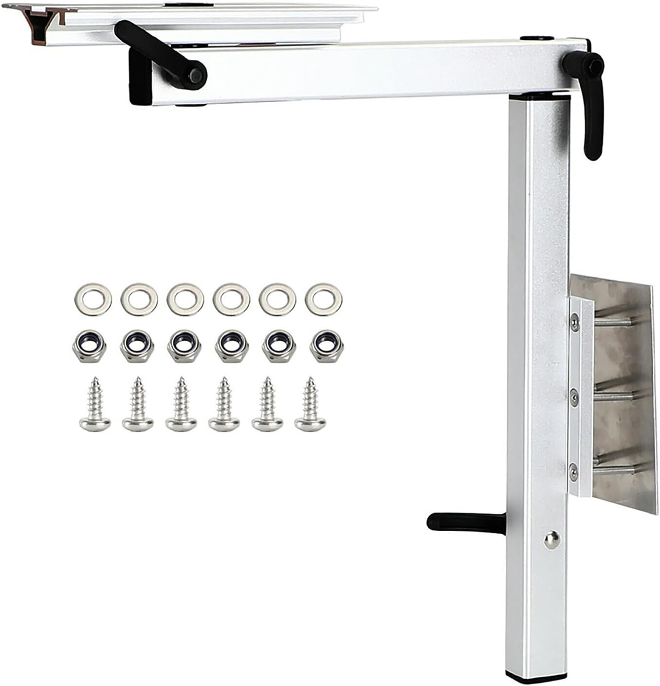 MAX COOL Removable Table Leg RV Accessories 360 Degree Rotation Detachable Table Leg Aluminum Alloy Laptop Table Legs Bracket for RV Caravan Yachts Motorhome image number 3