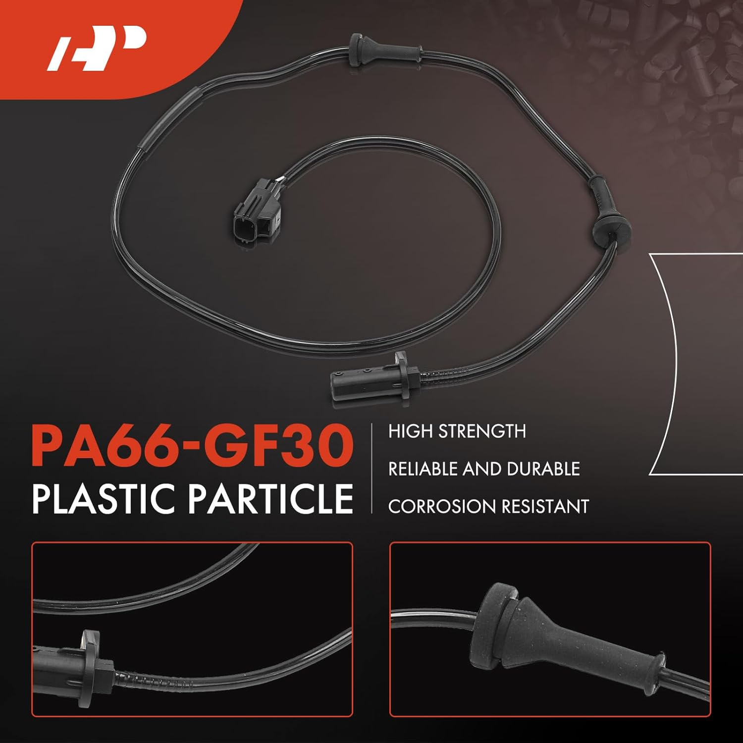 A-Premium ABS Wheel Speed Sensor for Volvo S60 S80 V70 XC70 99-09 Front Right Passenger Side image number 6