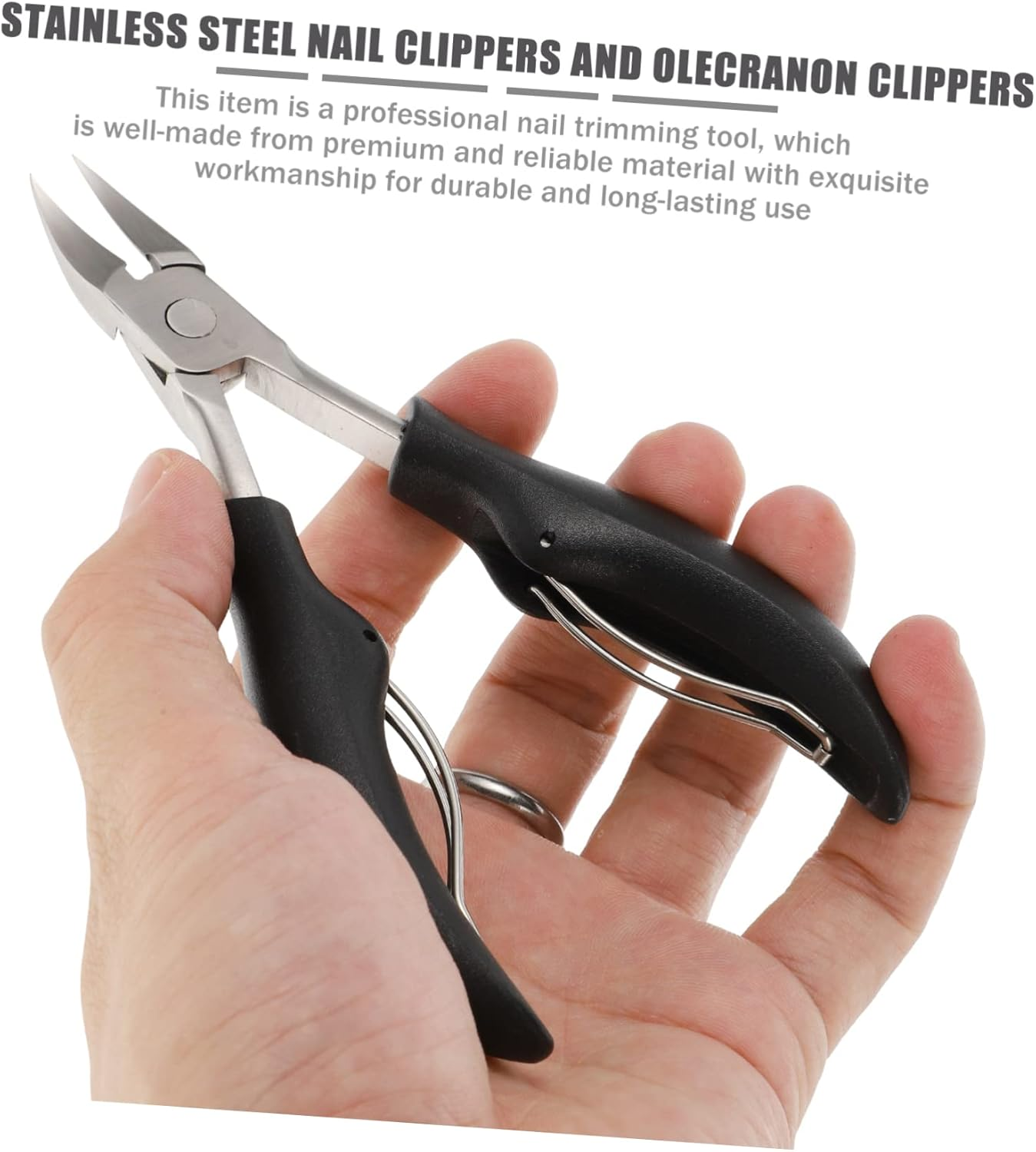 Baluue Nail Clipper Tool Reliable Nail Trimming Double Spring Plier for Clipper Ingrown Care image number 6