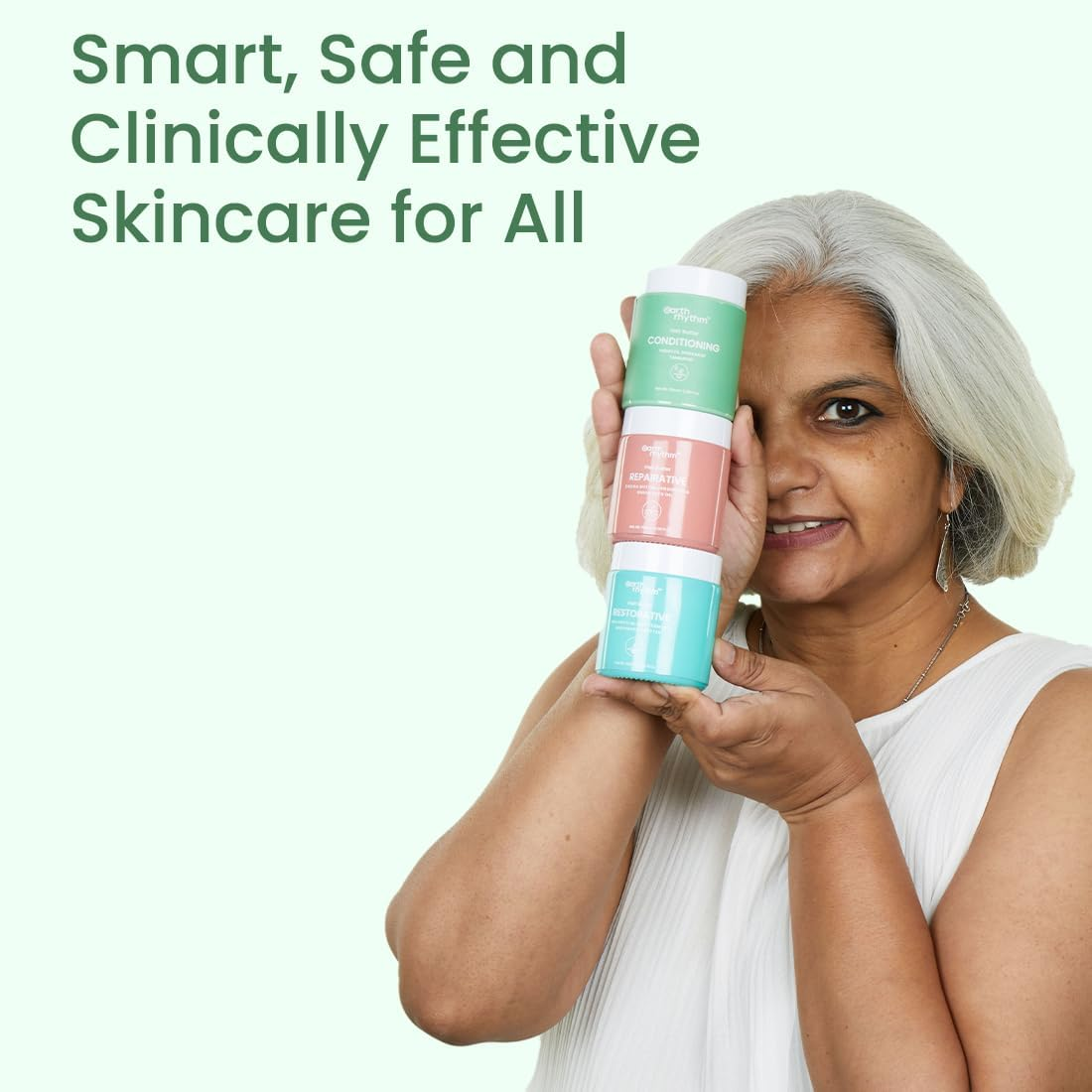 Earth Rhythm Conditioning Hair Butter Mask with Shikakai, Hibiscus & Tamarind for Dry & Damaged Hair | Shiny, Silky & Smooth Hair | Men & Women | Sulphate & Paraben Free | - 100 Ml image number 3