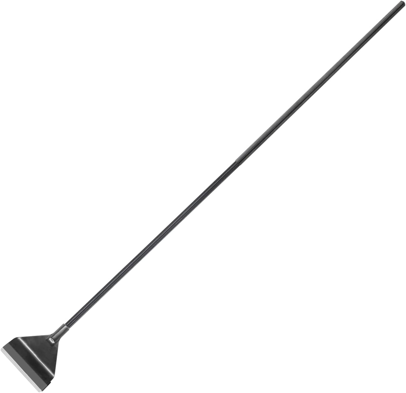 Yukihalu Algae Scraper, Fish Tank Cleaner Tool Kit with 10 Blades, Aluminum Alloy Long Handle 25.6Inch/65Cm, Tool-Free Installation, for Glass Aquariums image number 3