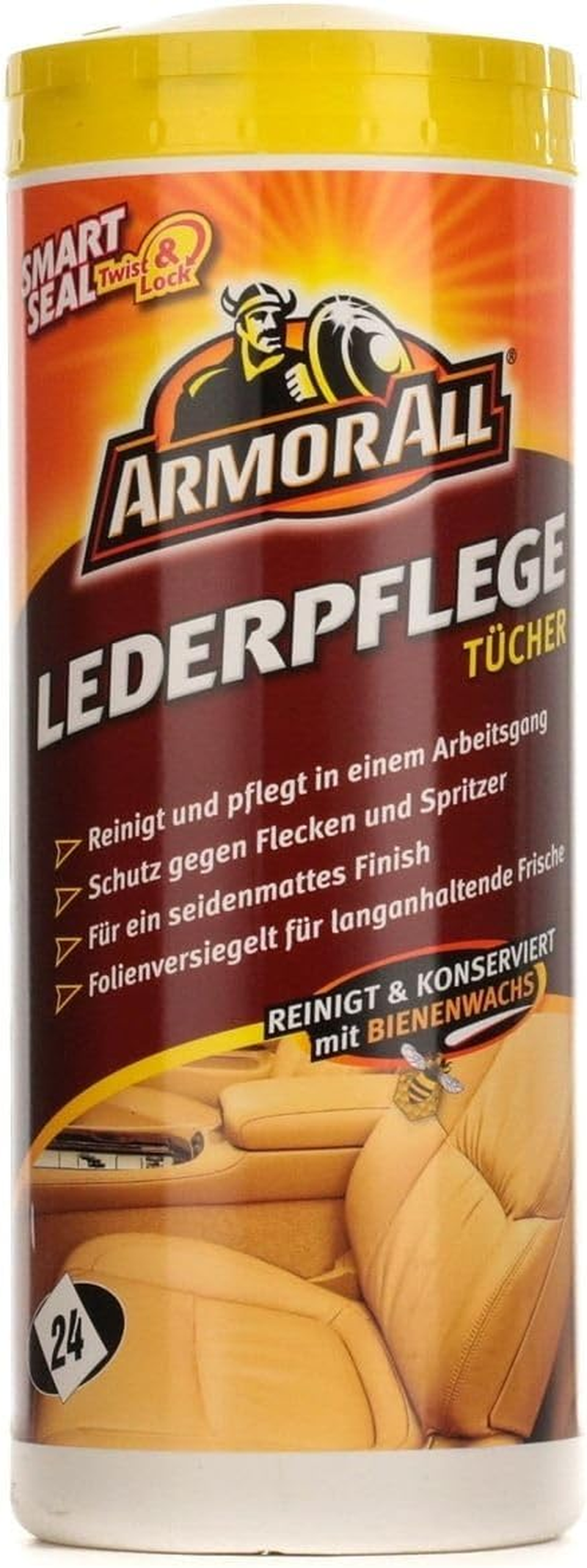 ARMOR ALL 39020L Leather Care Cloths 20 Piece