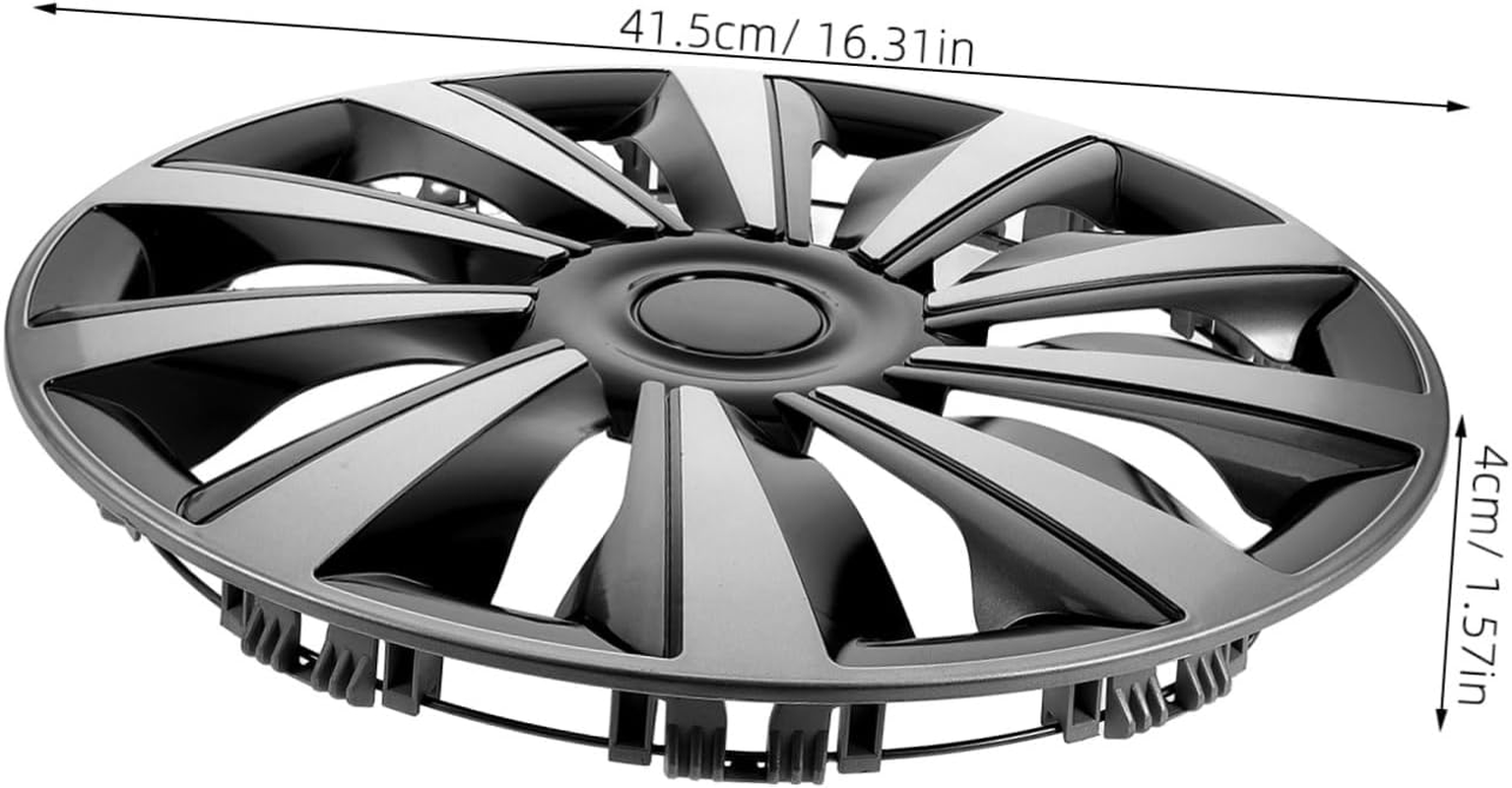 FELTECHELECTR Car Wheel Rim Hub Caps Center Hub Covers for Wheel Trim Easy Fit Durability image number 4