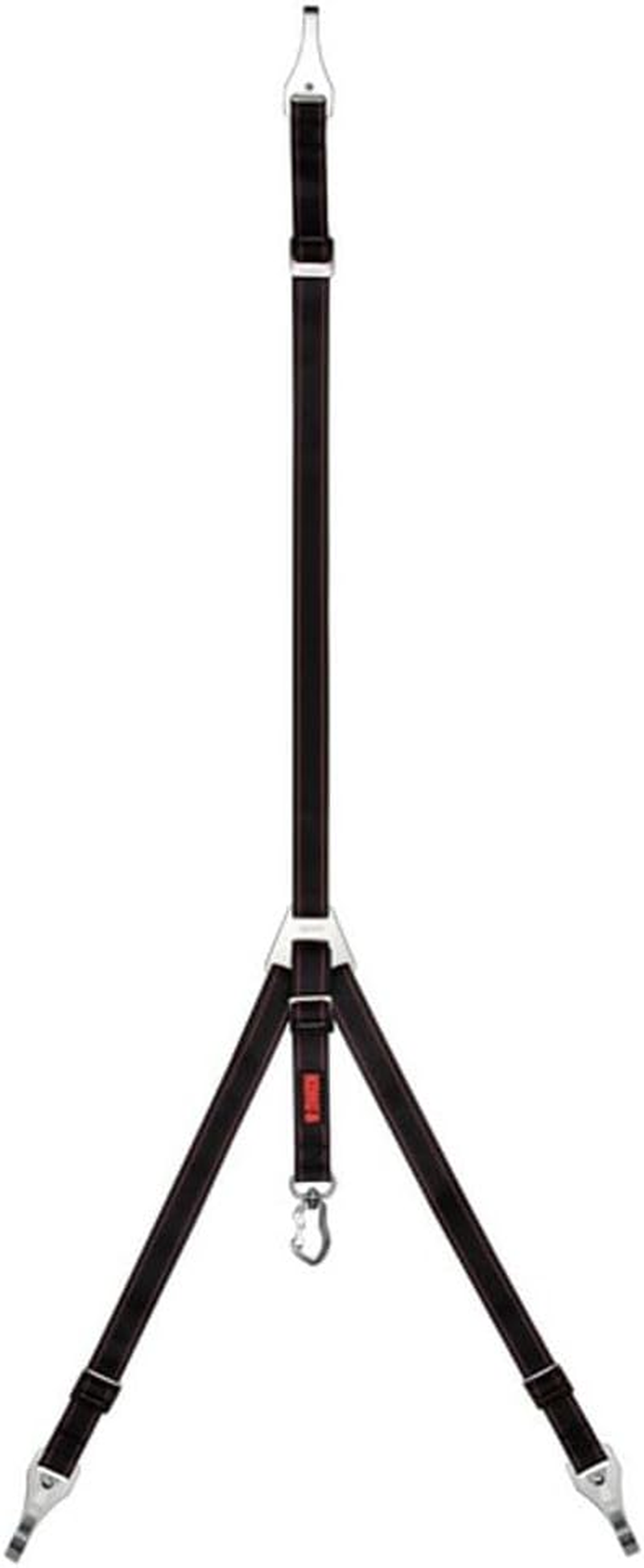 KONG Ultimate Dog Car Safety Tether - Durable & Anti-Shock Tether with 3-Point Anchor ISOFIX Attachment & Adjustable Car Belt - Nylon Strap with Carabiner Clip (Large, Black)