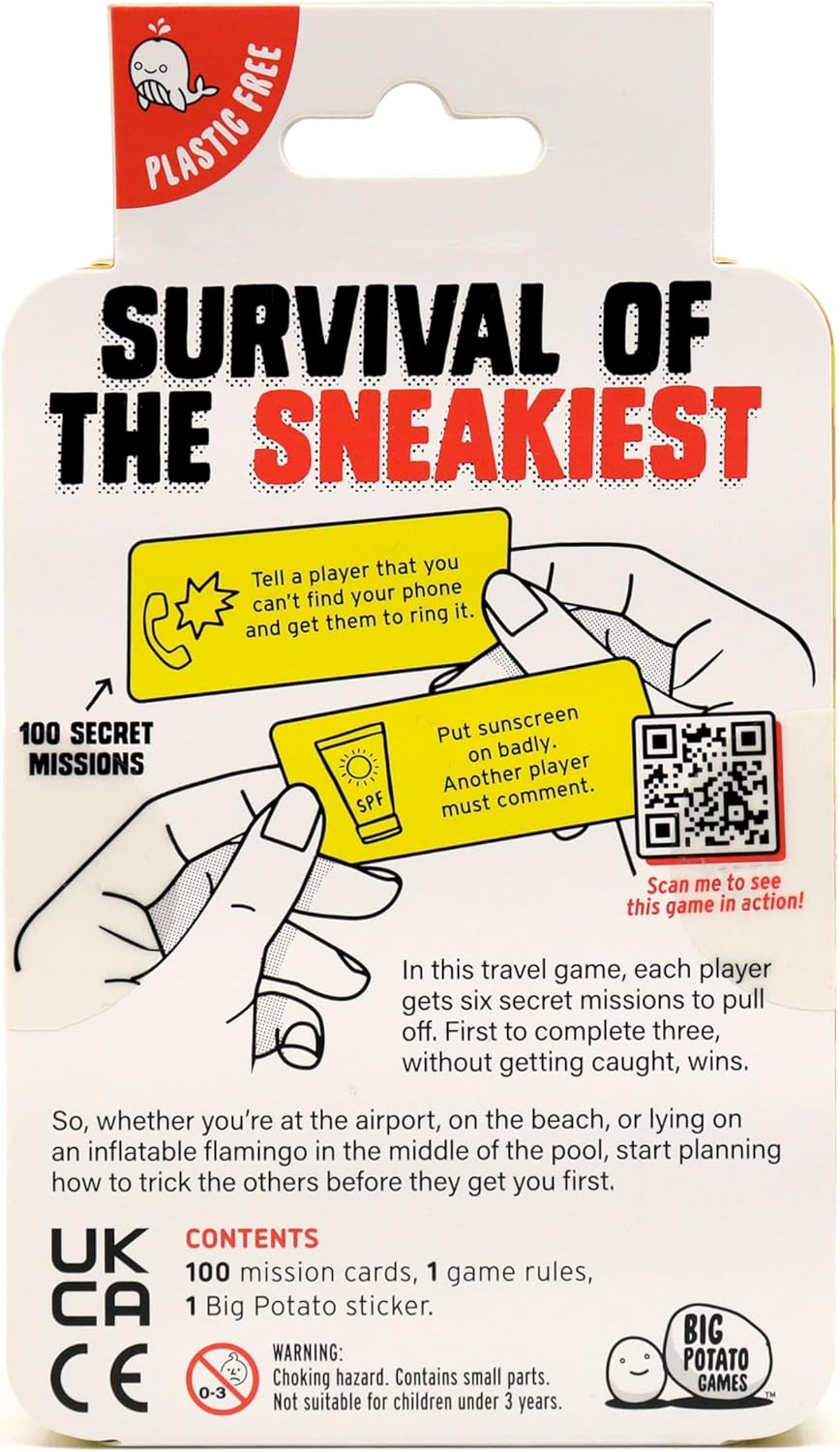 Big Potato | Don'T Get Got Travel | Hilarious Social Deduction Game | 2-4 Players, Ages 10+