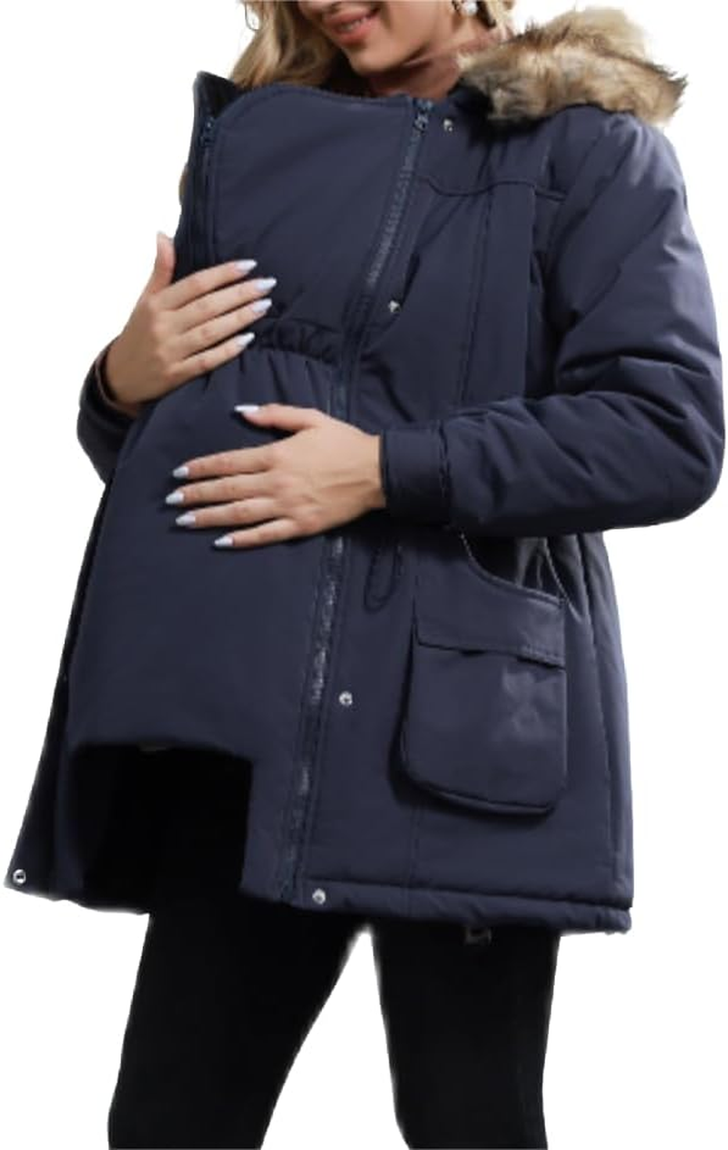 Maacie Maternity Jacket, All-Weather Functional Jacket for Mum and Baby, Maternity & Baby Wear, Waterproof, All-Weather 3-In-1 Carrying Jacket, Women'S Jacket