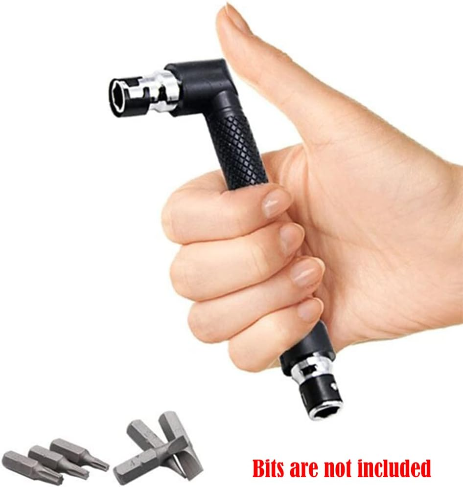 L-Shaped Hex Socket Wrench, 1/4-Inch Double-Headed L-Shaped Hex Socket Wrench/Screwdriver, Mini Screwdriver and Bit Se for Hand Tool Kit image number 6