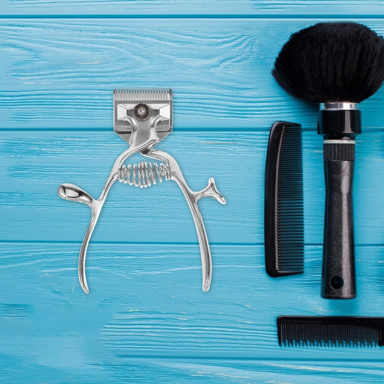 Healvian Old Fashioned Manual Haircut Hair Trimmer Hairdresser Non-Electric Scissors Stainless Steel image number 6