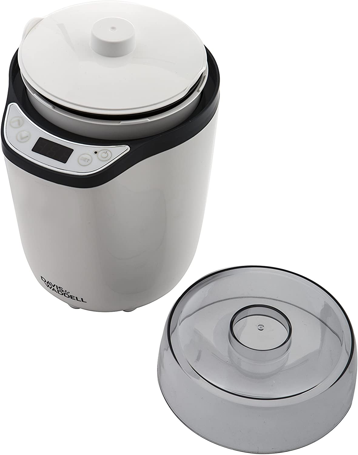 Davis & Waddell Electric Yoghurt Maker/Fermenter 2 in 1, White/Grey image number 4