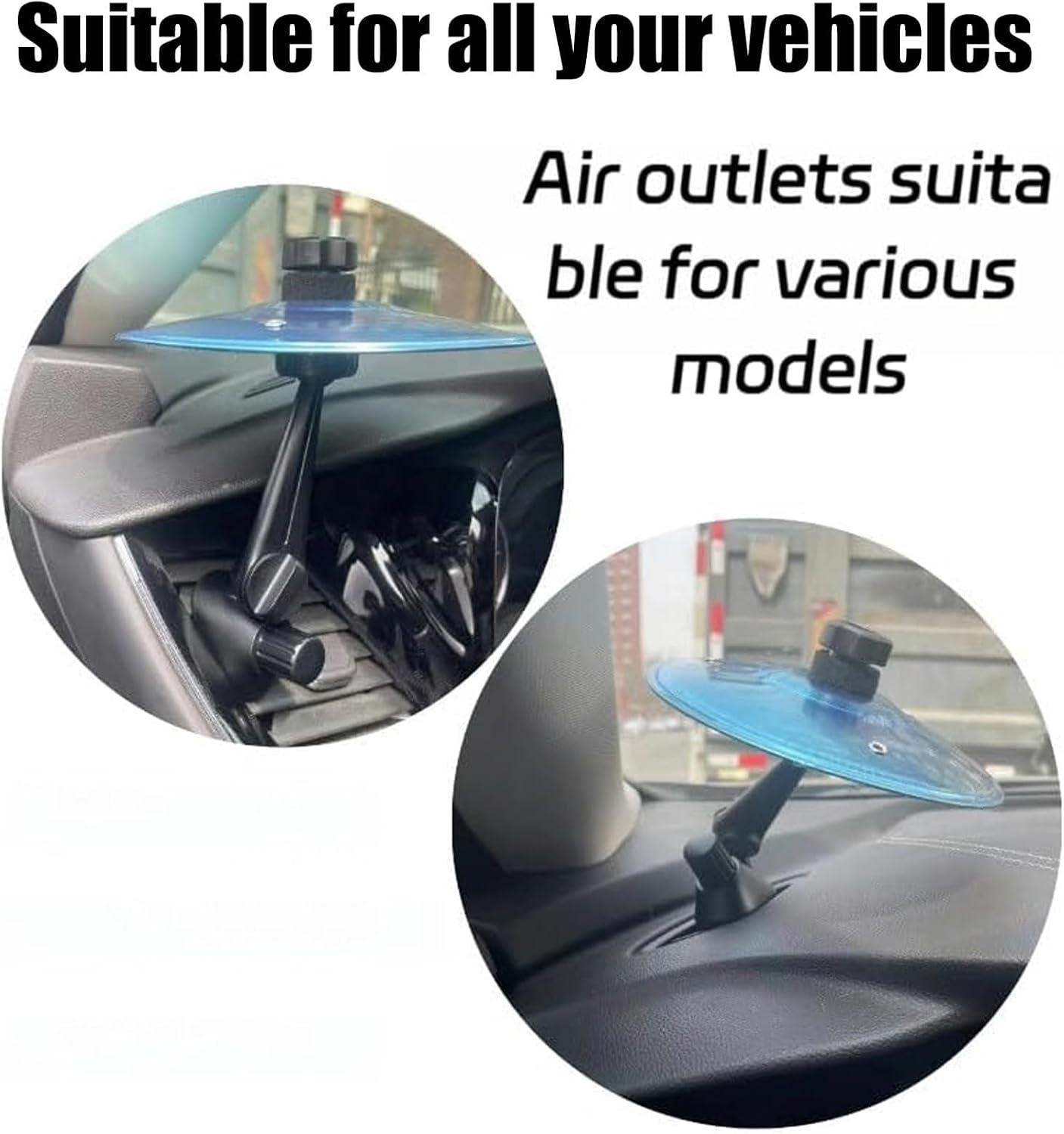 Car Crash Cymbal, Car Cymbal Air Vent, Mini Car Drum Cymbals Air Vent, Easy Clip-On Ride Cymbals for Music Lovers, Easy Installation for All Types of Vehicles (Gold*2) - Silver image number 4