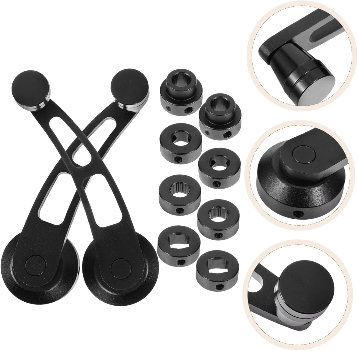 Didiseaon 1Set Car Window Crank Handle Winder for Effortless Window Opening Closing Easy to Install and Operate Crank Handle Replacement image number 2