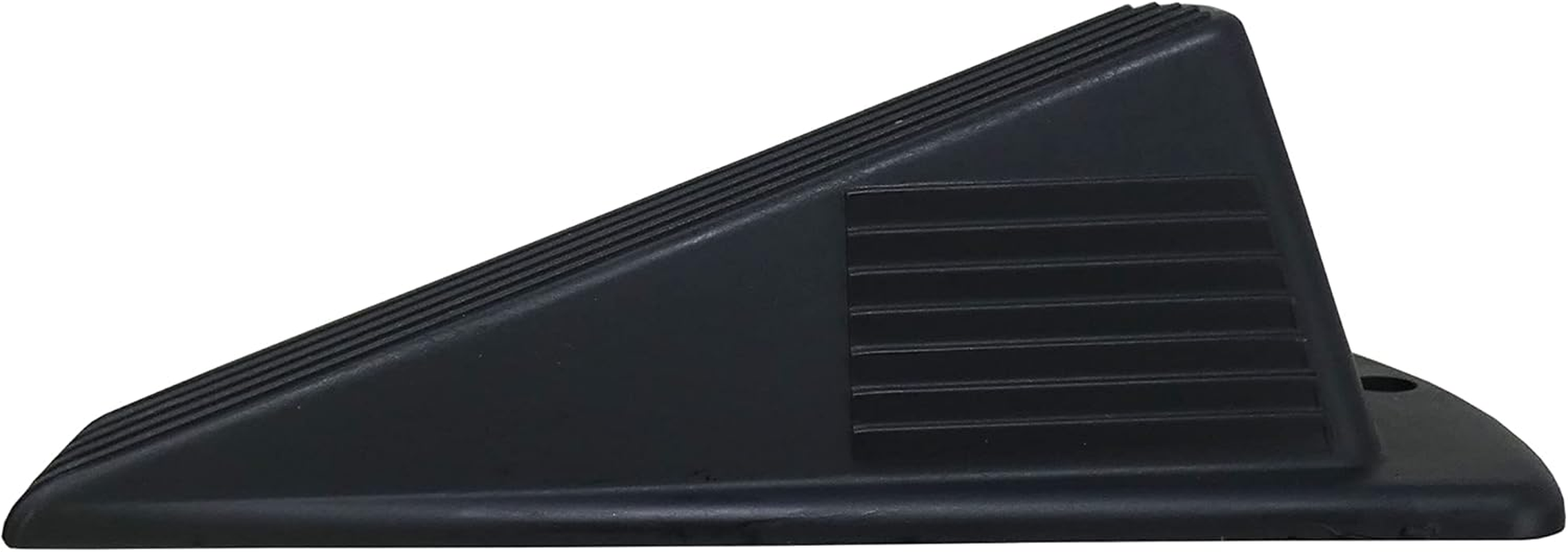 3762E Heavy Duty Jumbo Hard Plastic Door Wedge, Black image number 3