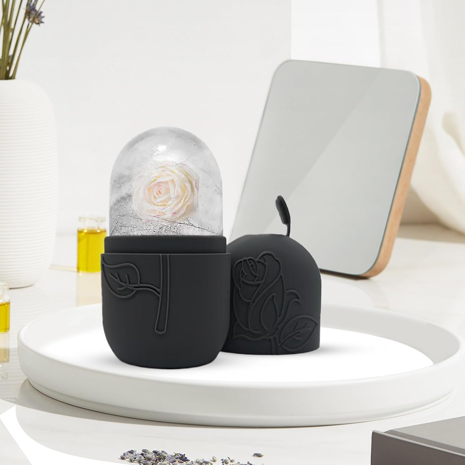 Ice Face Roller | Facial Cooling Massager - Muscle Relaxation Face Ice Roller for Beauty Routine, Home, Daily Skin Care image number 4