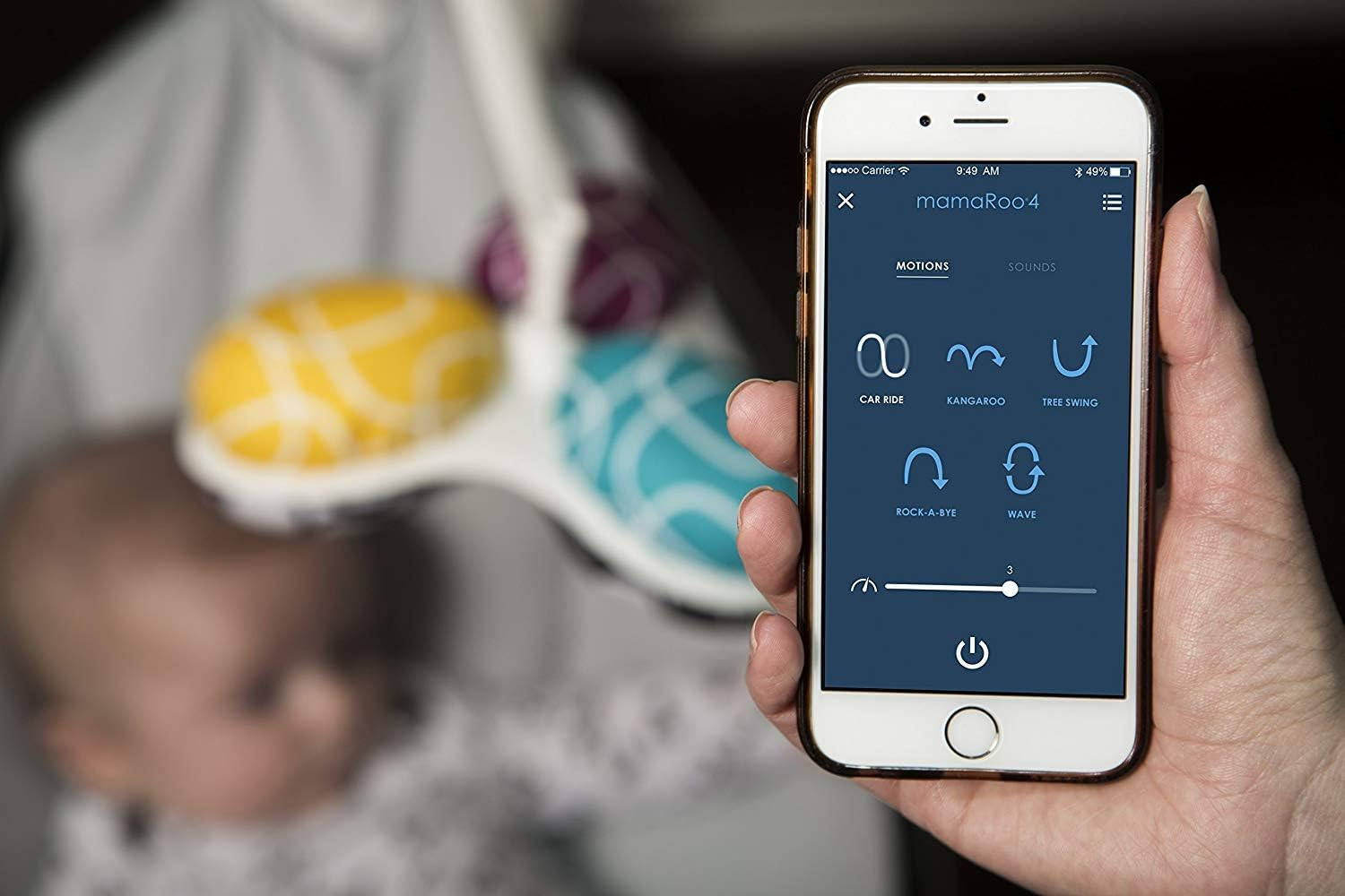 4Moms Mamaroo 4.0 Multi Motion Swing, Classic Grey image number 1