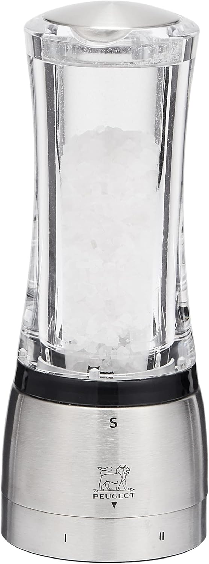 Peugeot 2/24260 Tahiti 6 Inch Black Pepper Mill and White Salt Mill Set