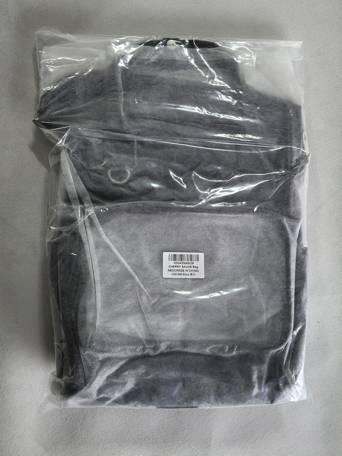 CHERRY SAUCE Ita Bag Pin Kawaii Cute Display Backpack for School Anime Cosplay with Insert - Black image number 2