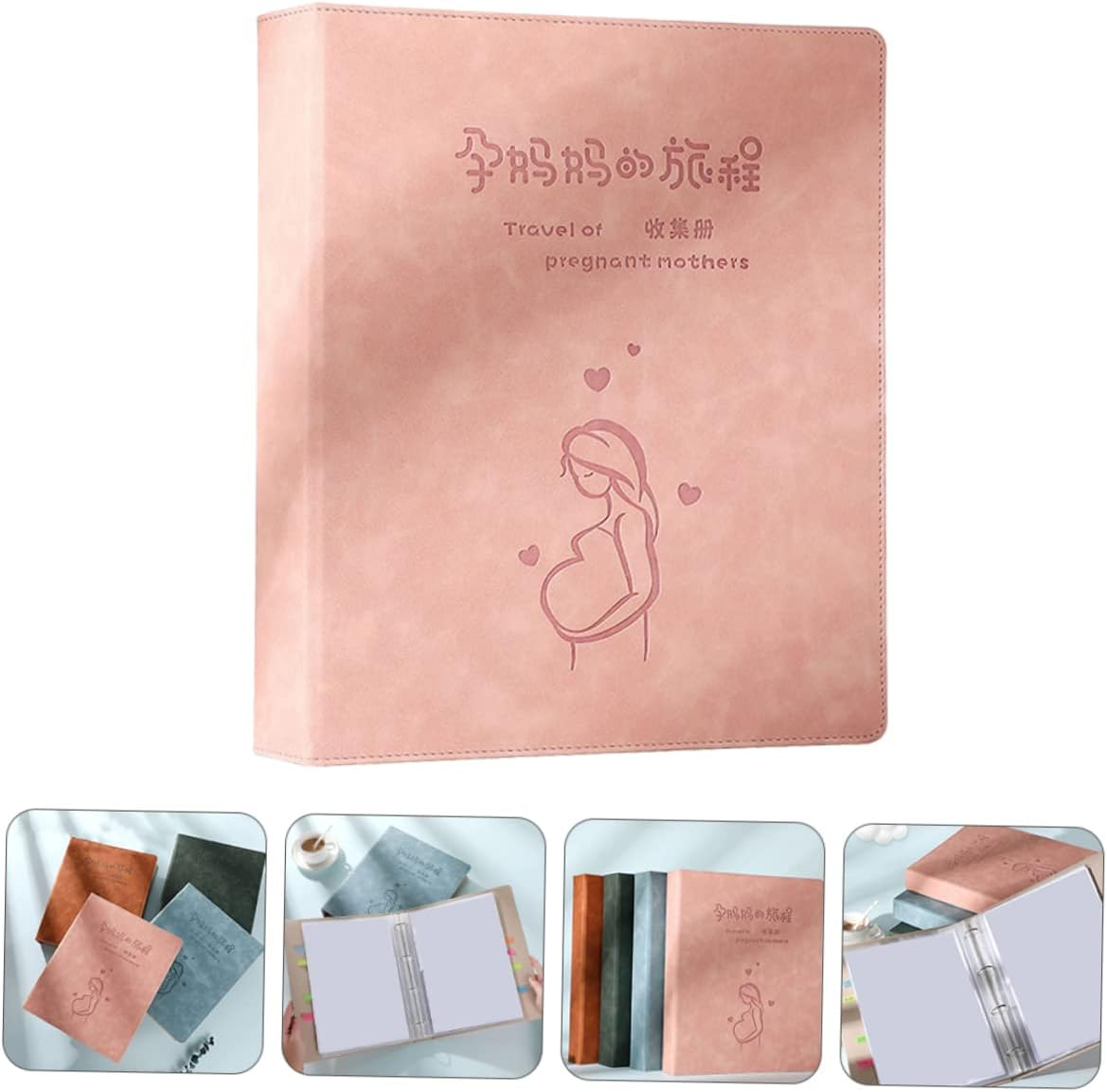 Mom Pregnancy Journal Book Keepsake Gender-Neutral Hardcover Pregnancy Journal image number 2