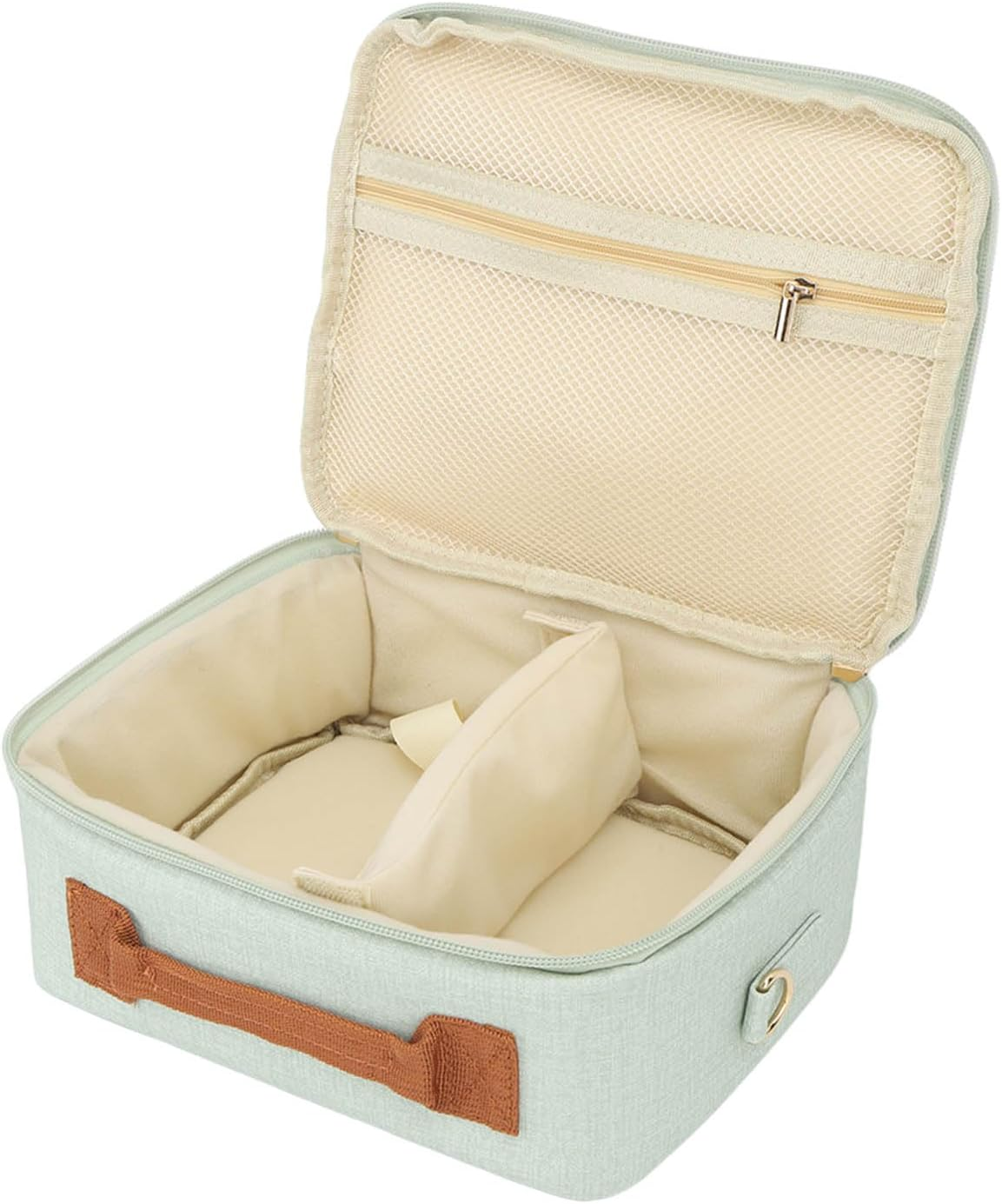 RASTKY Adjustable Shoulder Strap, Thickened Padding, Wide Opening, Camera Bag Large Capacity for CP910 1200 1300 DSLR, Suitable for Travel and Outdoor Adventures (Green)