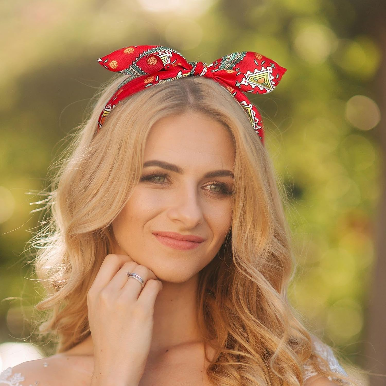 Pack of 4 Bugstadbands, Retro Headbands, Boho Hair Accessories, Hairstyle Decorations image number 3