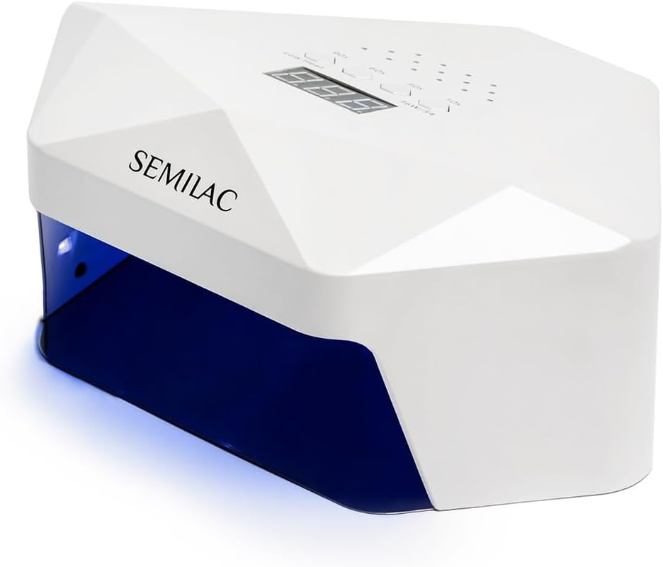 Semilac UV LED Nail Lamp 36W/54W - Lamp for Gel & UV Varnish, Dual LED Technology, Dual Power, 4 Timer, Sensor, for Manicure & Pedicure image number 3