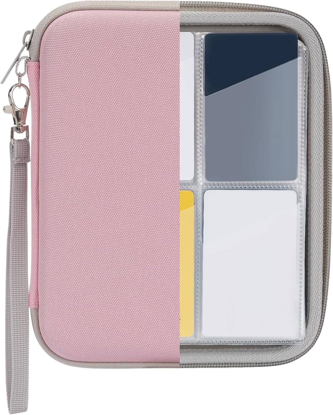 Case for Yoto Cards - Soft Portable Folder with Zipper & 80 Pockets for Player & Mini Audiobook Cards - Binder Holder with Sleeves for Travel