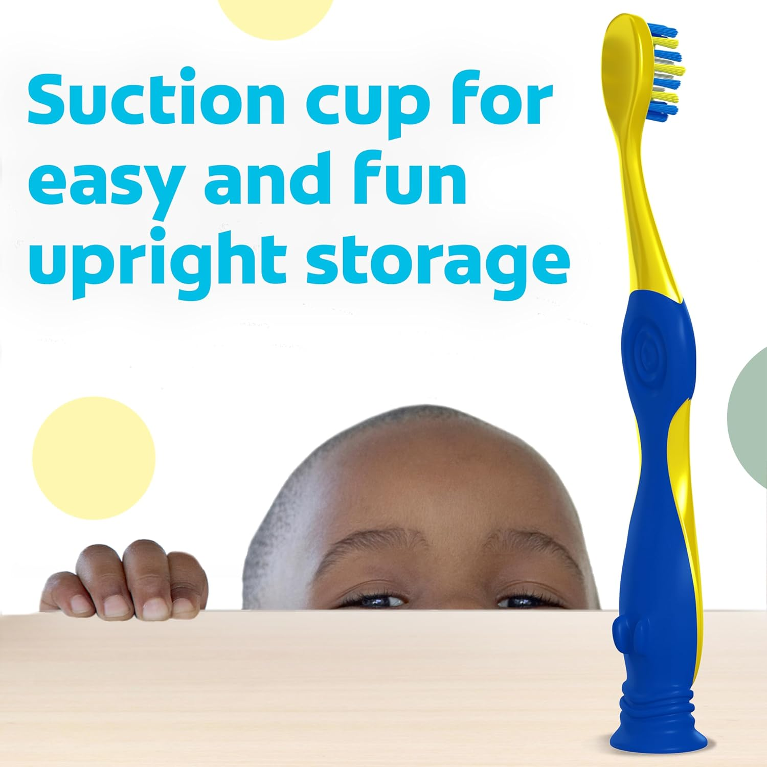 Colgate Bluey Extra Soft Toothbrush for Kids, Kids Toothbrush Pack with Built in Suction Cup Toothbrush Holder, Designed for Children Ages 2 and Up, Extra Soft Bristles, 2 Count (Pack of 1) image number 4