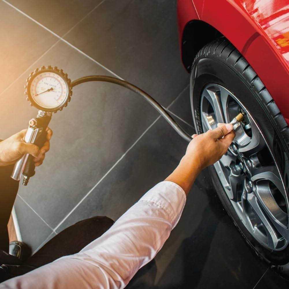 Tire Inflator Extension Tube Tyre Pump Quick Inflation Chuck Adapter Hose Quick-Inflation Clip Connector, 1Pc Tire Inflator Extension Tube Tyre Pump Quick Inflation Chuck Adapter Hose Connector