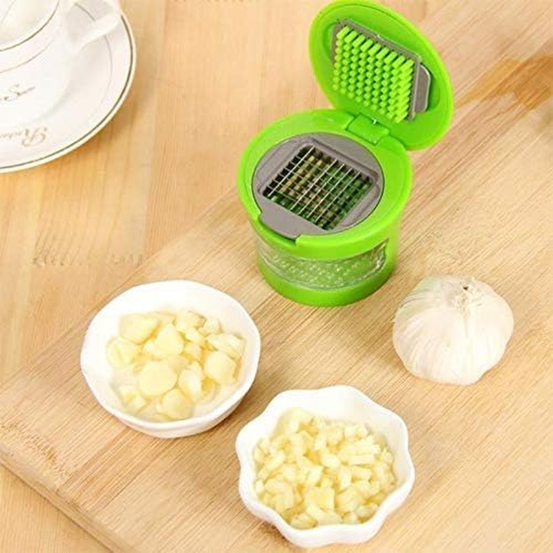 KOMUNJ Stainless Steel Ginger and Garlic Juicer and Slicer, Garlic Cutter, Garlic and Ginger Juicer Practical Kitchen Gadgets image number 4