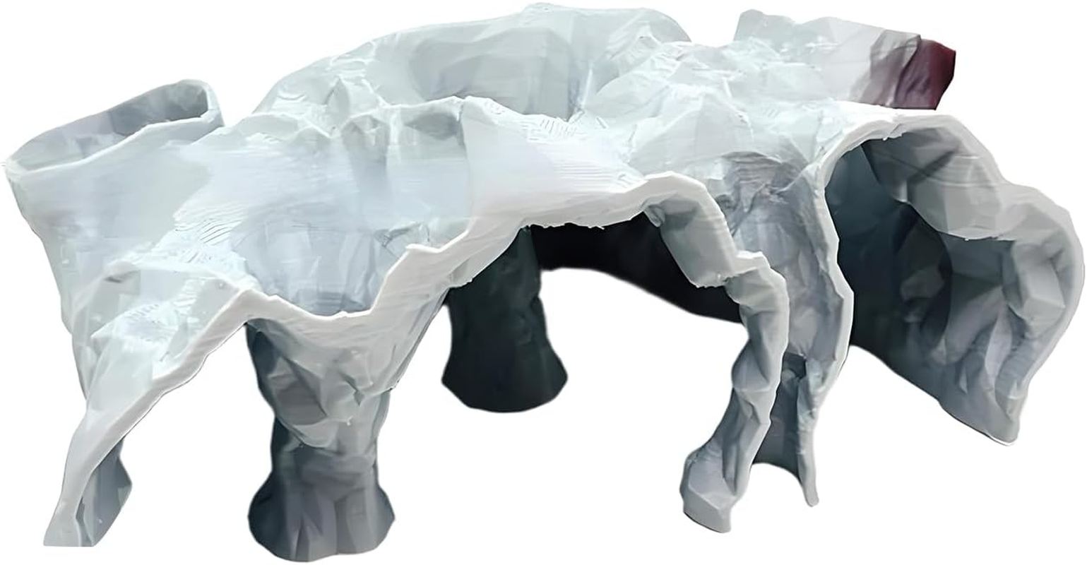 Fish Tank Cave - Shrimp Cave Aquarium Decor | Breeding Shelter Landscape Decoration for Betta Cory Small Cichlid Guppy Reptile image number 6