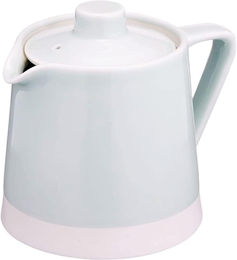 Hasamiyaki 19586 Essence Stainless Steel Tea Strainer Set, 16.9 Fl Oz (500 Ml), Brown, Plain, Candy Glaze, Stylish, Teapot, Made in Japan, Tea Pot, Porcelain image number 2