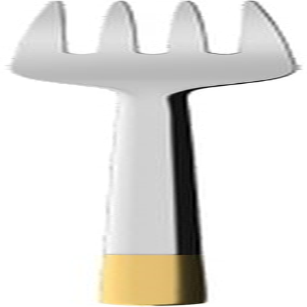 Villeroy & Boch 315916 Ella Gold Pastry Fork, Cake Fork, Diameter Approx. 6.3 Inches (16 Cm), Stainless Steel, Dishwasher Safe