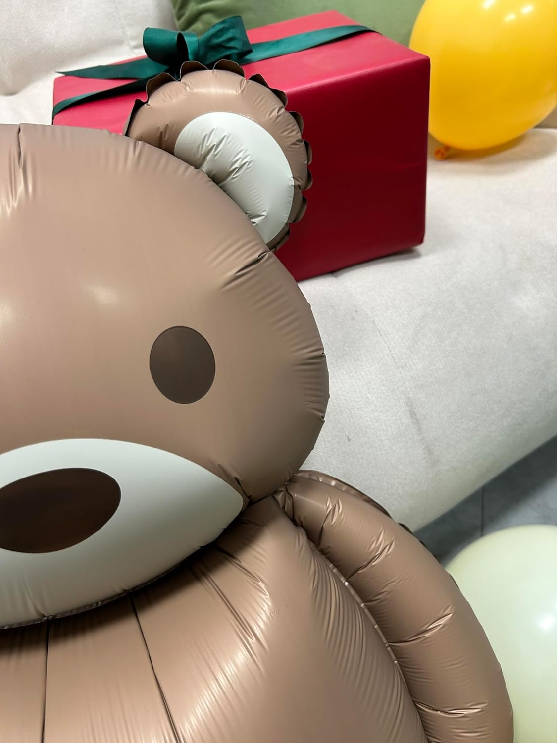 Bear Balloons Large Brown Bear Foil Balloons Baby Show Birthday Party Decoration 2 Pieces image number 1