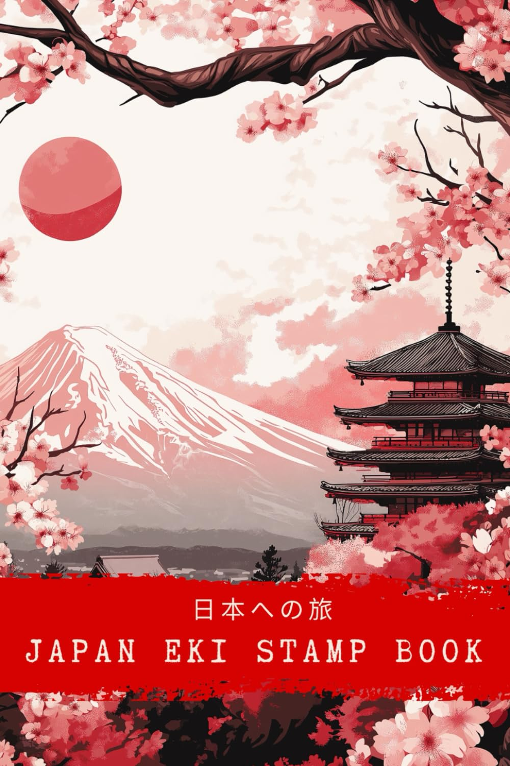 Japan Eki Stamp Book: Join the Eki Stamp Adventure | Minimalist 4X6 Passport-Size Notebook for Collecting Japanese Railway Station Stamps | Perfect for Travelers, Teens & Japan Fans