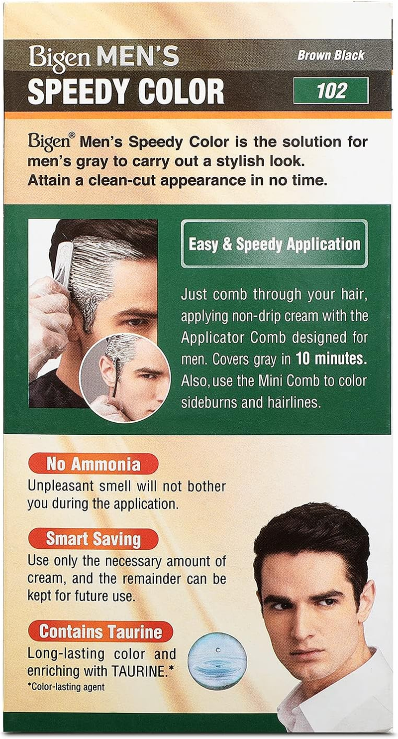 Bigen Men'S Speedy Color, Brown Black 102, 80G image number 1