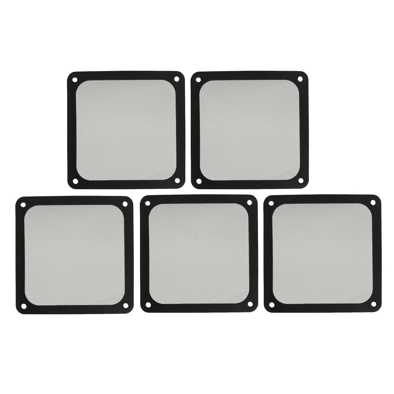 Computer Case Fan Dust Filter, Fine Aperture 120Mm PC Fan Dust Mesh Filter for Fan Vents (White)