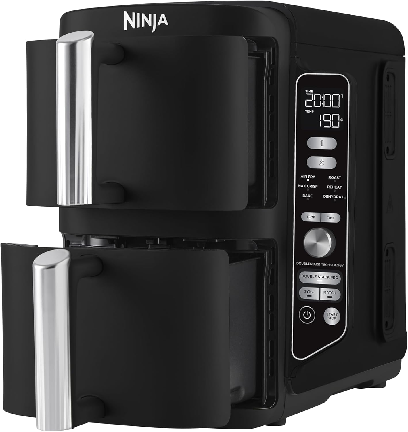 Ninja Stacked Air Fryer, 9.5 Litre Capacity image number 4