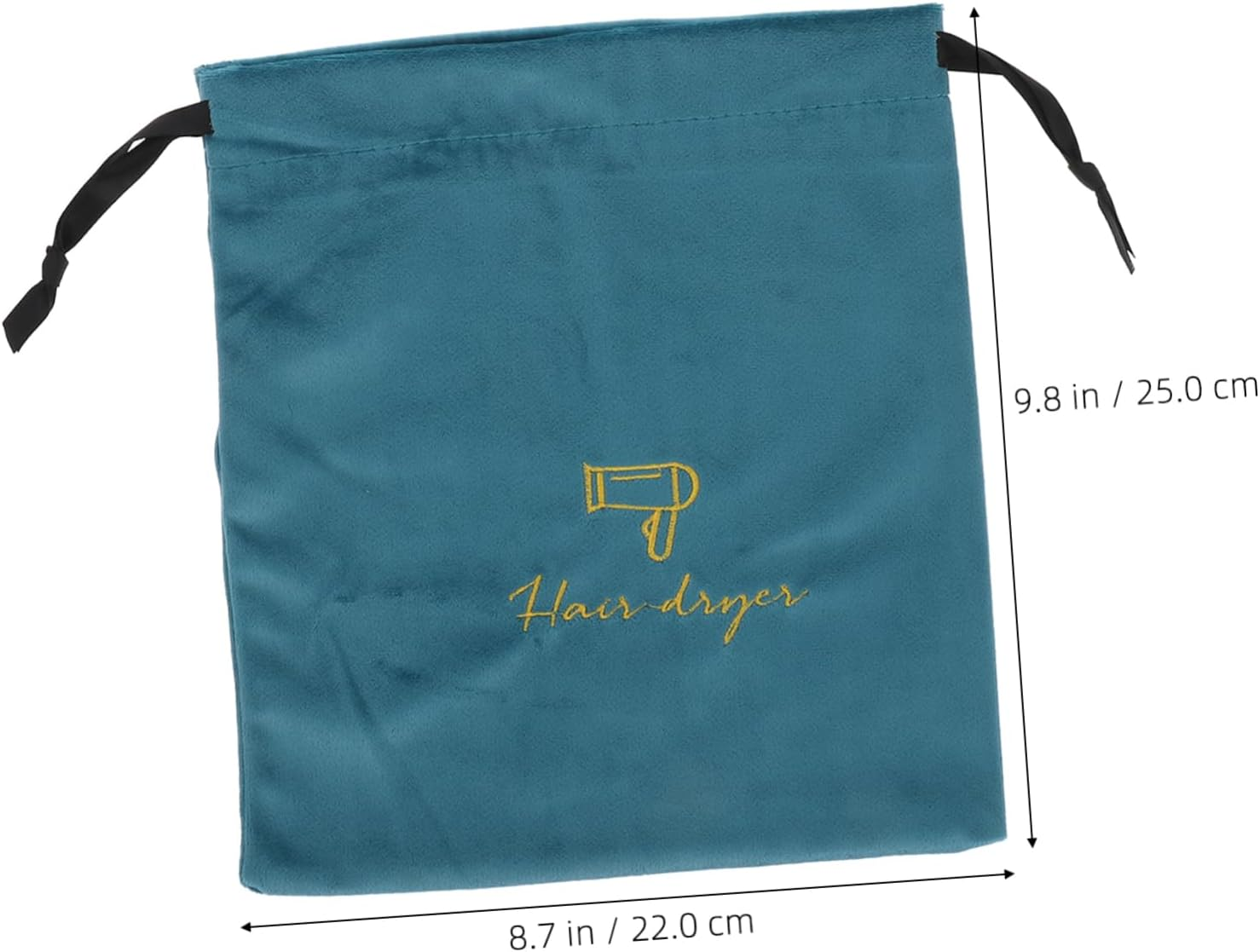 DONFAMDS Foldable Hair Dryer Bag Storage Case for Blow Dryer Pouch Drawstring Minimalist Design image number 1