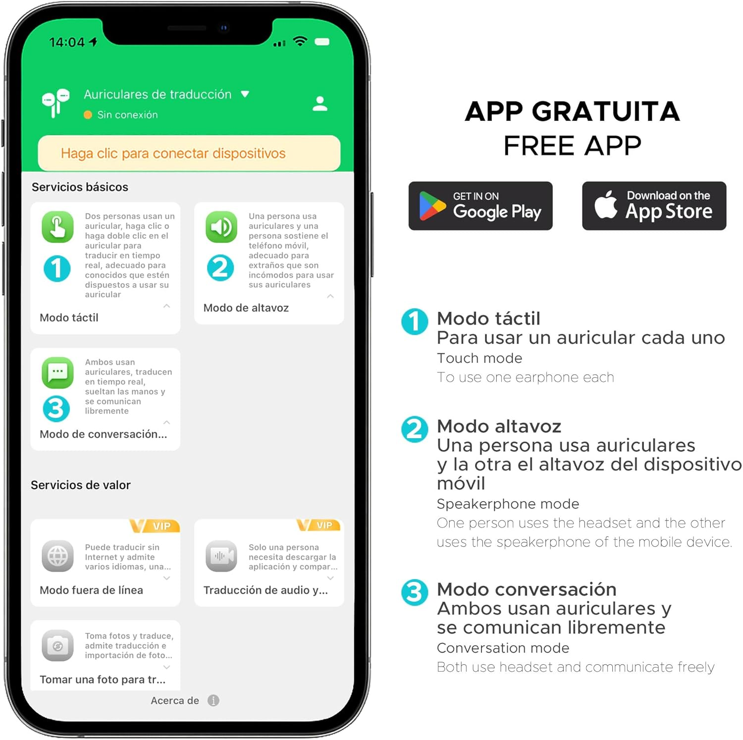 WELL HOME MOBILIARIO & DECORACI&Oacute;N A8 Wireless Headphones with IA, Instant Translation with Sound and Clear Calls, Bluetooth and Microphone, for Ios and Andoroid image number 6