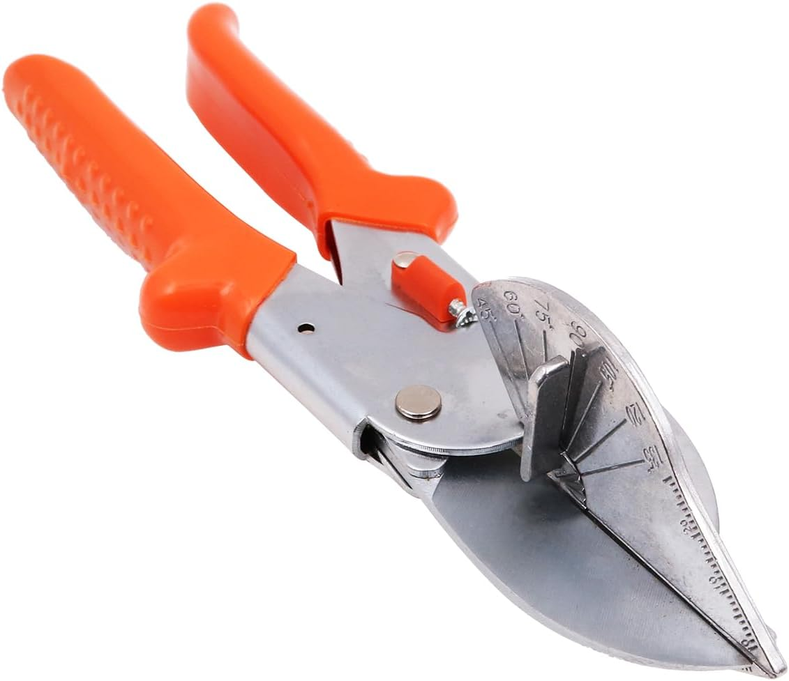 ZONADA Gasket Shear Mitre Shear 45 to 135 Degree Multi-Adjustable Angle Trim Cutter Cutting Plastic PVC PPR PE Pipe Branch Wire High Precision image number 2