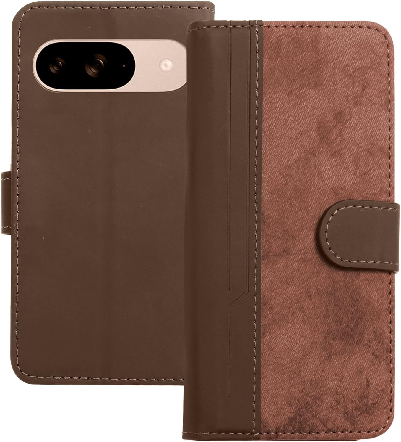 TEDTIKJT Mobile Phone Case for Xiaomi 15 Ultra 6.73 Inch Case with Stand Function Card Slot Protective PU Leather Flip Cover for Xiaomi 15 Ultra Case Foldable, Business Splicing Black