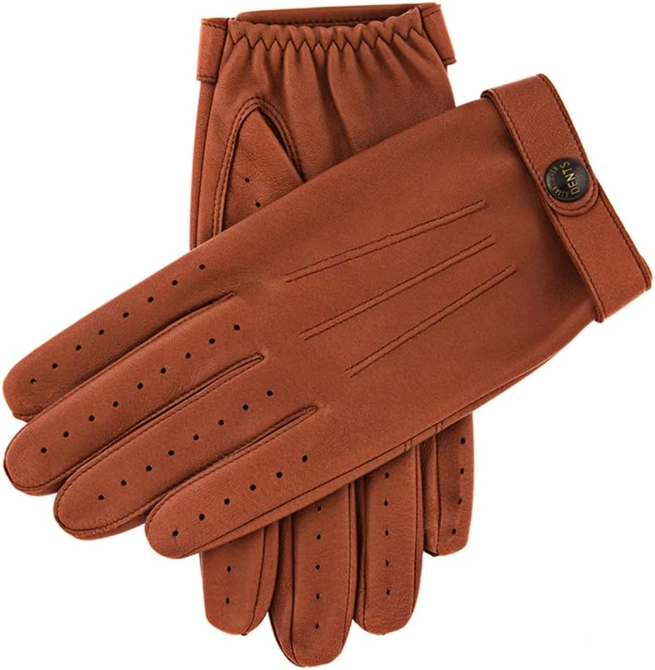 Dents Men'S Daniel Craig Fleming Leather Unlined Driving Gloves, Small image number 5