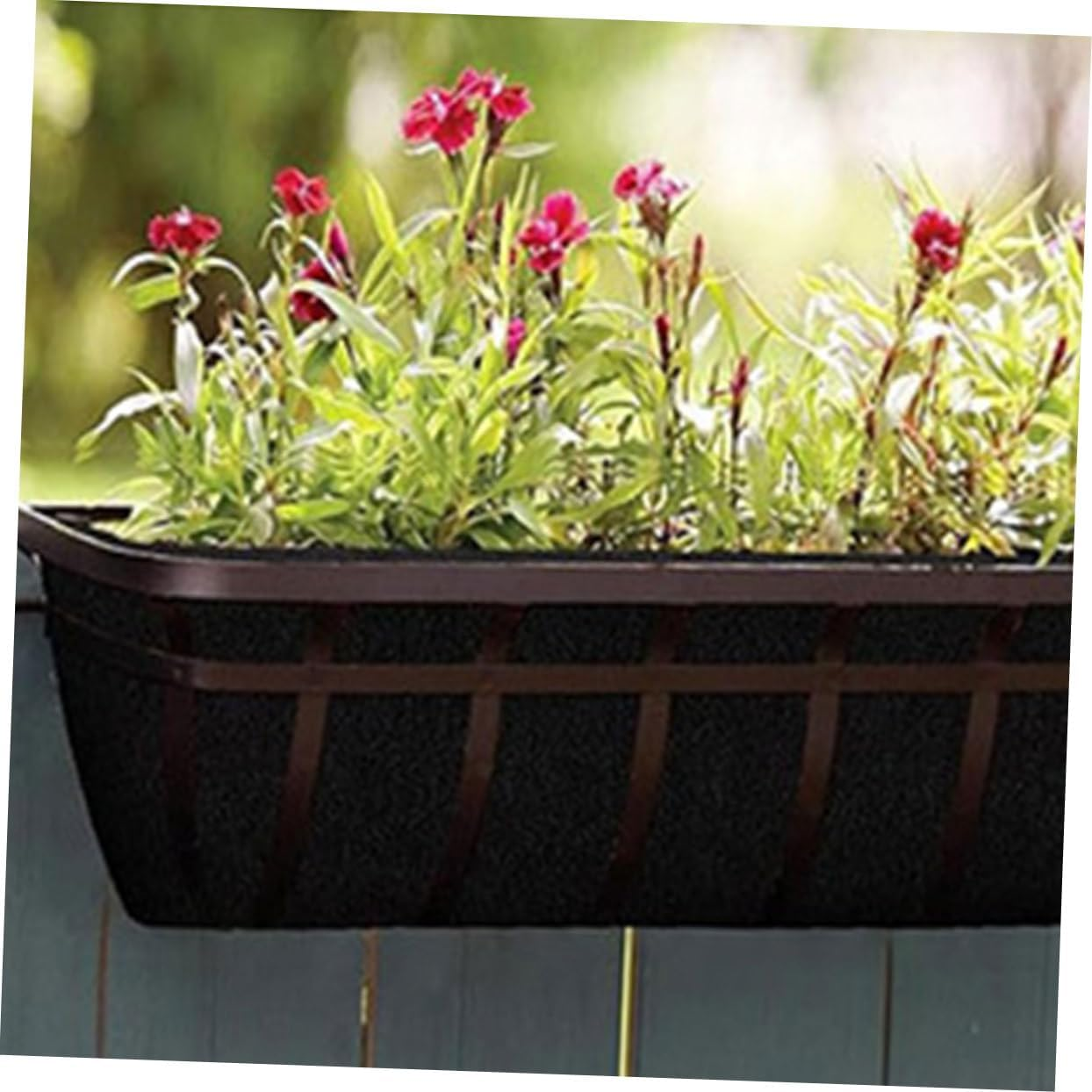 4Pcs Felt Plant Troughs Liner Inserts for Hanging Flowerpots for Home Gardening Balcony Decoration Convenient Replacement for Growth image number 3