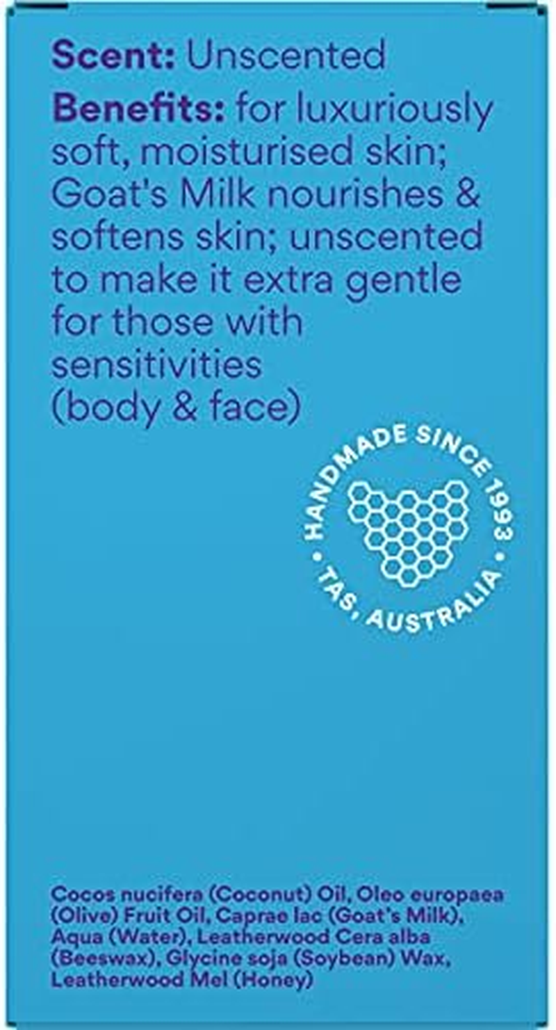 100% Natural Fresh Tasmanian Goats Milk & Honey Soap Bar Cleanser for Face Body - Good for Sensitive Skin - Handmade in Tasmania image number 1