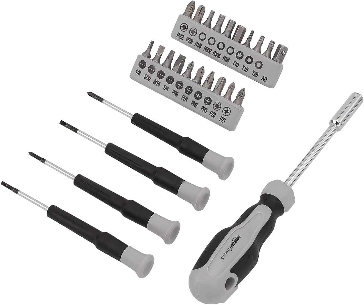 Amazon Basics 131-Piece General Household Home Repair and Mechanic'S Hand Tool Kit Set image number 1