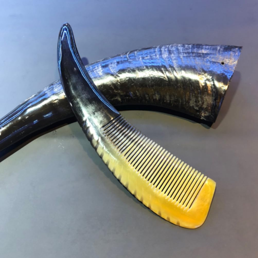 Healvian Oxhorn Comb for Women, Detangling Comb for Thick Scalpic Massage and Elegant Design, Trendy Accessory for All Types image number 2