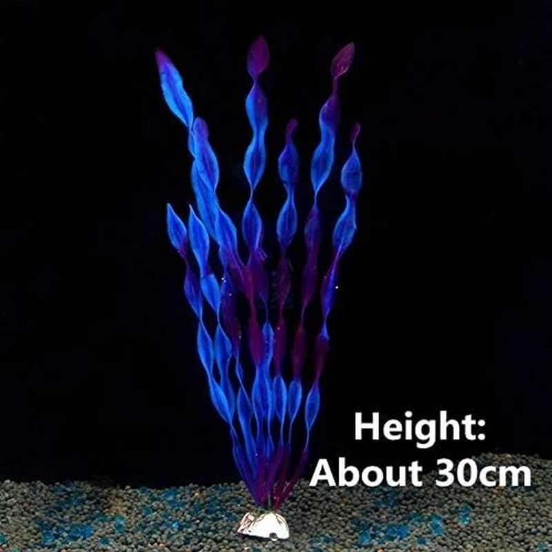 Water Grass 493-Red Underwater Artificial Water Plant Aquarium Decoration Fish Tank Plastic Plants Landscape Decor Aquatic Grass Flower Ornament image number 6
