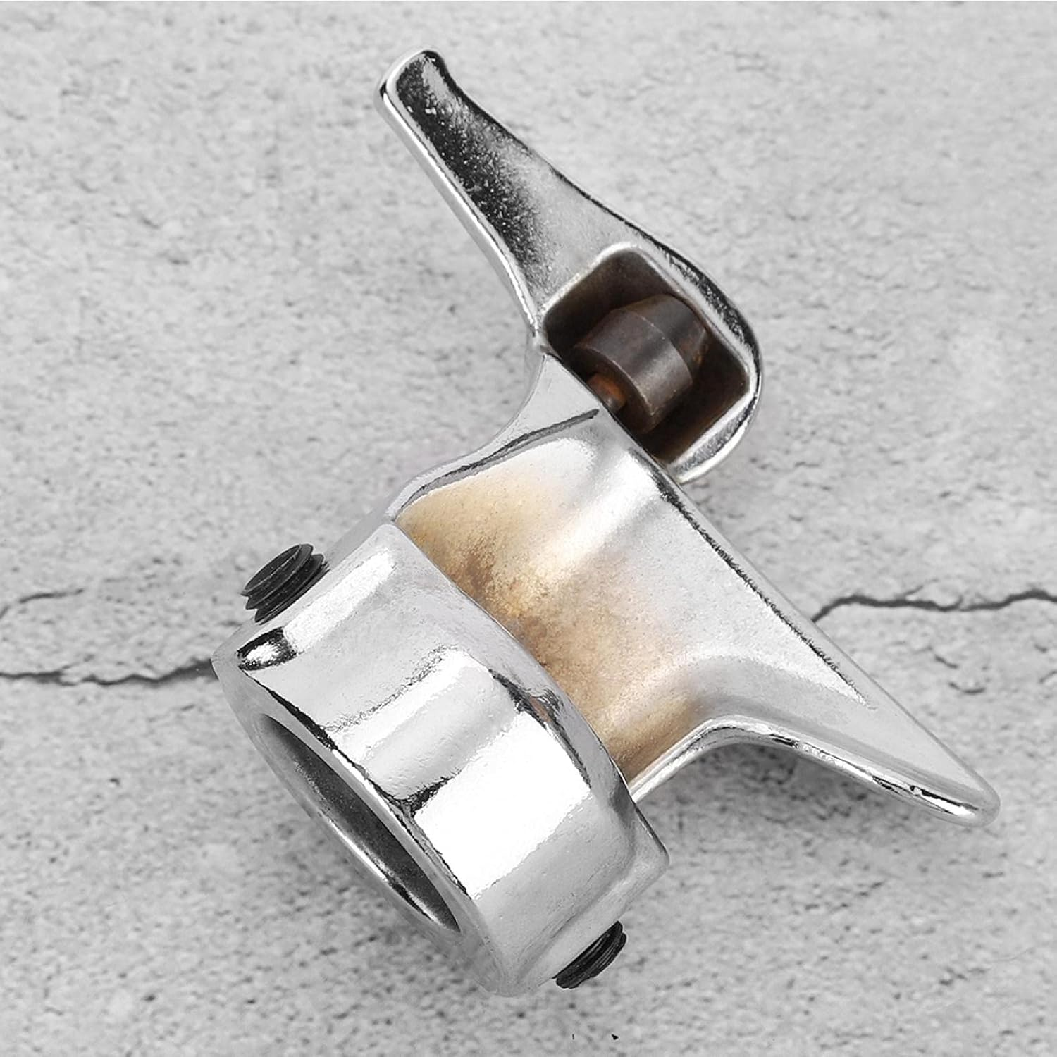 Tire Changer Mount Head, Duck Head Tire Changer 30Mm Motorcycle Car Steel Tyre Changer Mount with 3 Rubber Pads for Replacement Changer Mount Demount Duck Head Accessory image number 6